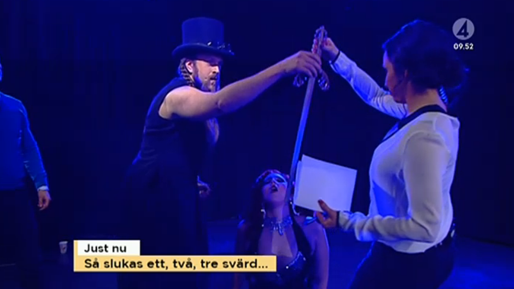 Peter Jihde, Svärd,  Nymo,  Sluka, Nyhetsmorgon